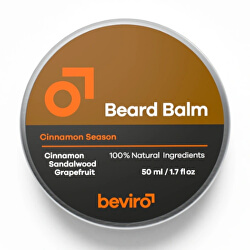 Balzám na vousy s vůní grepu, skořice a santalového dřeva (Beard Balm)