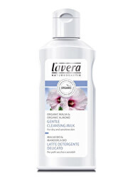 Čisticí pleťové mléko pro suchou a citlivou pleť BIO sléz & BIO mandle (Gentle Cleansing Milk)