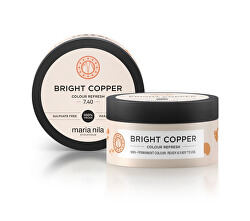 Jemná vyživující maska bez permanentních barevných pigmentů Bright Copper (Colour Refresh Mask)