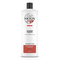 Čisticí šampon pro jemné barvené výrazně řídnoucí vlasy System 4 (Shampoo Cleanser System 4)