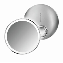 Kapesní dobíjecí kosmetické zrcátko Sensor Compact s LED osvětlením, 3x zvětšení