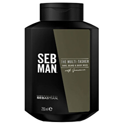 Šampón na vlasy, fúzy a telo SEB MAN The Multitasker (Hair, Beard & Body Wash)