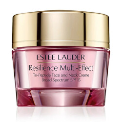 Denní zpevňující krém pro normální a smíšenou pleť SPF 15 Resilience Multi-Effect (Tri Peptide Face And Neck Creme)