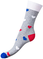 Șosete pentru femei La + Me Crazy Socks gri BE491004 -309