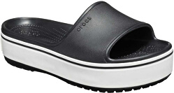 Damen Flip Flops Crocband Platform Slide Black / White