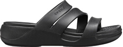 Damen Hausschuhe Crocs Monterey Wedge W schwarz
