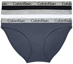 Női Bikini szett 3Pk QD3589E -CZ3 króm / Shoreline / White