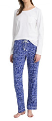 Pijamale pentru femei Pj In A Box White w/layered starburst print
