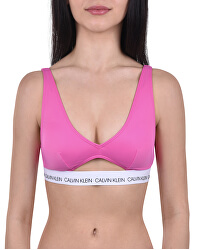Plavková podprsenka High Apex Triangle-R CK Logo Phlox Pink