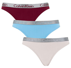 Set de chiloți pentru femei Thong 3Pk QD3590E -RJV