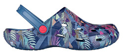 Papuci de damă Tina Print ed Niagara Blue / Tropic al