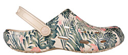 Damenhausschuhe Coqui Air Tina Printed Beige Tropical