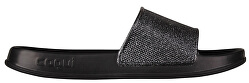 Dámske šľapky Tora Black / Silver Glitter