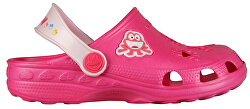 Papuci pentru copii Little Frog Lt. Fuchsia / Pink pal