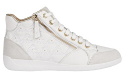 Sneakers da donna alti D MyriaWhite / Off White D0268B-08.522-C1352