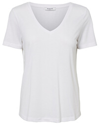 Tricou pentru femei Lucy Ss V-neck Top Noos Bright White