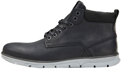 Pánské kotníkové boty JFWTUBAR LEATHER ANTHRACITE STS Anthracite