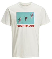 Pánské triko Messenger Tee Ss Crew Neck Cloud Dancer Slim-Bird Print