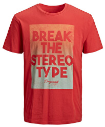 Tricou pentru bărbați Zap Tee Ss Crew Neck Fiery Red Slim