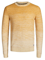 Pulover de bărbați JORFAME KNIT CREW NECK Floarea de soare