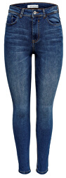 Blugi pentru femei JDYJONA Skinny HIGH LIFE MB Noos DNM Medium Blue Denim