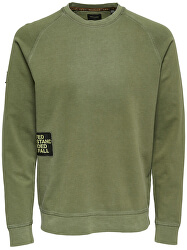 Hanorac pentru bărbați Wuk Crew Neck Sweat Olive Drab