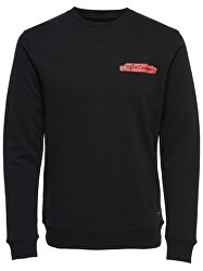 Hanorac pentru bărbați Chainsmoker Crew Sweat Black