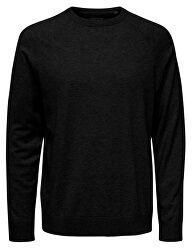Herrenpullover ONSMIKKEL 12 SOFT CREW RAGLAN KNIT Black