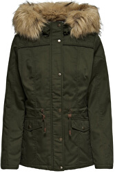 Giubbotto da donna ONLNEW KATE CANVAS PARKA OTW Peat