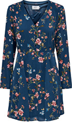 Vestito da donna ONLCLAIRE L/S SHORT DRESS WVNDark Denim EMPOWERED FLOWER