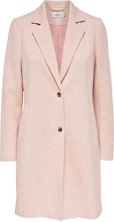 Dámský kabát ONLCARRIE LIFE MEL COAT OTW NOOS Rose Smoke MELANGE
