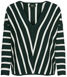 Pulovere pentru femei AYA 7/8 Pullover V-Neck Knt Green Gables