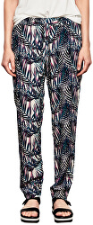 Pantaloni pentru femei Latte Leaf Aop