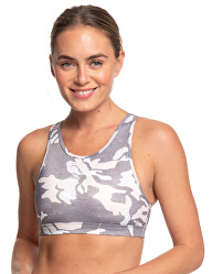 Dámska športová podprsenka Lets Dance Bra Print ed Charcoal Heather Darwin S