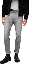 Jeans pentru bărbați SLHSLIM-LEON 3021 L.GREY ST JEANS W NOOS Denim Light Grey