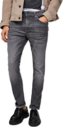 Jeans SLHSLIM LEON-6213 SU-MSC ST W noos Jeans Grey Denim