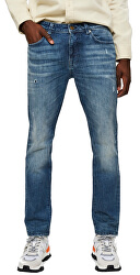 Pánske džínsy SLHSLIM-LEON 6219 M.BLUE Candy ST JEANS W Medium Blue Denim
