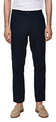 Pánske nohavice SLHSTRAIGHT-PARIS LINEN PANTS W Dark Sapphire