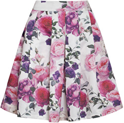 Fustă pentru femei 20115 White / Pink