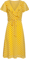 Rochie pentru femei 20073 Yellow / White