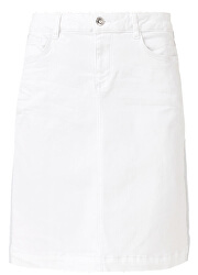 Fusta pentru femei White Denim Stretch