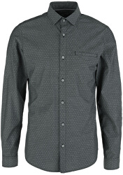 Pánska košeľa SHIRT SLIM FIT 1/1 SLEEVE Black