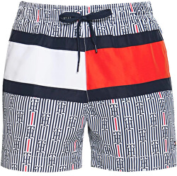 Pánske kúpacie šortky Logo Str Medium Drawstring-Print