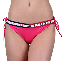 Plavkové kalhotky Cheeky String Side Tie Bikini Fuchsia Purple