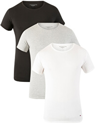 3 PACK - tricou pentru bărbați Black/Heather gri/White
