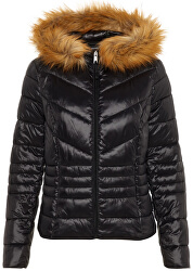 Dámská bunda VMSORAYA SIV AW19HOOD FF SHORTJACKETBOOS Black