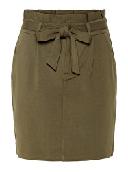 Dámska sukňa VMEVA HR paperbag SHORT SKIRT COLOR Ivy Green