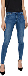Blugi pentru femei VMTANYA MR S PIPING JEANS VI350 NOOS Medium Blue Denim