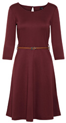 Dámske šaty VMVIGGA FLAIR 3/4 SLEEVE DRESS Port Royale