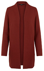 Női blézer VMBRINE LS LONG BLAZER JRS Madder Brown